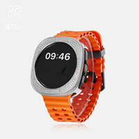 Carcasa de Moissanita con Incrustaciones de Diamantes para Reloj Ap, Estilo Hip Hop, Serie de Carcasas con Incrustaciones de Diamantes de Plata 925