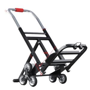 250KGS <span class=keywords><strong>Boutique</strong></span> Usine chariots en acier personnalisés pour chariots d'entrepôt 6 roues escalier escalade mains courantes rétractables - Product Image 1