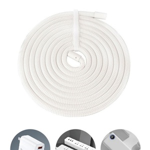 360 °   Tira de Luz LED de Neón Flexible, Redonda y Tejida, de Bajo Voltaje, RGBIC, Decorativa, con Control por Voz y Aplicación Inteligente - Product Image 6