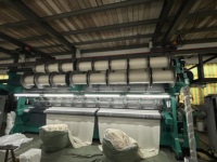 Credit Ocean Knoten lose Fischernetz maschine für knoten lose Netz schuss einführung Polyester Geogrid Raschel Kett strick maschine