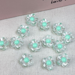 Acrylic Flower <b>Beads</b> 12mm Loose <b>Beads</b> For Bracelet Making DIY Craft Jewelry Making Materials - Product Image 4