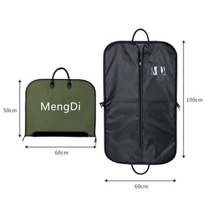 Sac de <span class=keywords><strong>voyage</strong></span> personnalisé avec logo, sac de <span class=keywords><strong>rangement</strong></span> pour costume, Oxford résistant, imperméable, <span class=keywords><strong>housse</strong></span> de vêtement durable avec poignée en cuir PU - Product Image 6