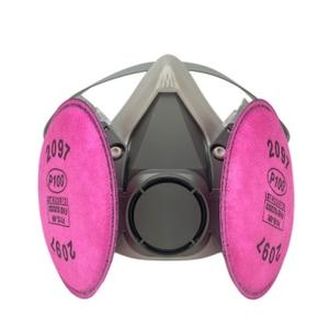 खनन वेल्डिंग कारखाने मूल्य के लिए 2091/2097 फिल्टर वाष्प रेस्पिरेटर के साथ 6200 सिलिकॉन आधा चेहरा पुनः प्रयोज्य गैस मास्क - Product Image 4