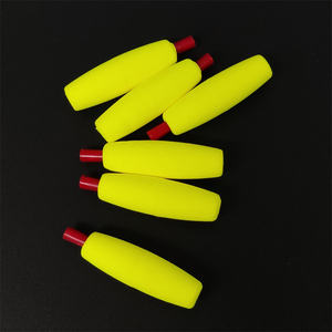 Flotteurs de pêche en polystyrène jaune fin CHXFOAM, flotteurs pour la pêche au poisson-chat - Product Image 2