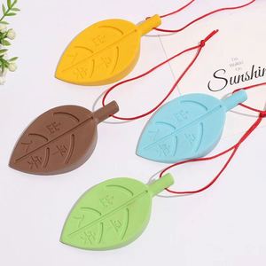 Creative Leaf Shape Silicone Multi-Functional Portable Door <b>Stopper</b> NonSlip Windproof Door Wedge Child Proof Anti-Pinch Door - Product Image 5