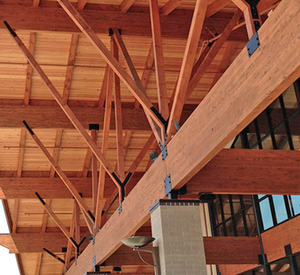 Vigas de Madera Laminada Encolada de Larga Duración para Techos Industriales - Product Image 1