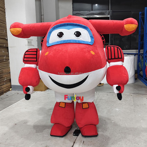 Disfraz Inflable <span class=keywords><strong>de</strong></span> Jet <span class=keywords><strong>de</strong></span> Dibujos Animados para Niños, Traje Inflable <span class=keywords><strong>de</strong></span> Avión Rojo para Adultos, Cosplay <span class=keywords><strong>de</strong></span> Halloween, Eventos <span class=keywords><strong>Infantiles</strong></span> - Product Image 2