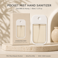 Désinfectant pour les mains pratique et écologique, à ingrédients actifs, parfum fruité, format carte de crédit, vaporisateur pour les mains