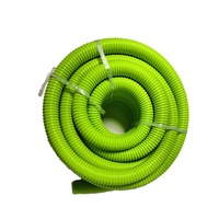Tuyau de ventilation corrugué à double paroi en HDPE vert DN90mm, 50m de long, flexible, durable, haute pression, usage industriel, vente chaude