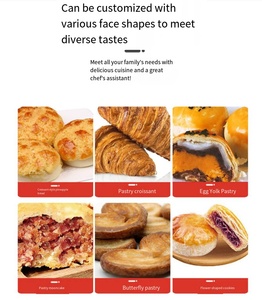 Efficiente Sfogliatrice Manuale Pieghevole per Pizza, Macchina Portatile Mini per Sfogliare Croissant per Panetterie - Product Image 4