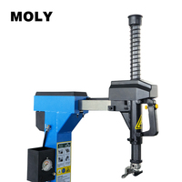 Machine à changer les pneus entièrement automatique MOLY 12"-24" avec bras inclinable pneumatique à verrouillage par poussée-tirage, moteur 0,75/1,1 kW, MLY-T609, 8-10 bars