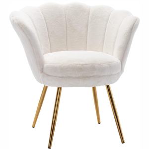 2023 hôtel de luxe blanc salon <span class=keywords><strong>petit</strong></span> <span class=keywords><strong>fauteuil</strong></span> pour chambre en attente pivotant facile nordique chaise en peluche tissu moderne teddy canapé chaise - Product Image 1
