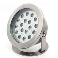 Lumière linéaire LED sous-marine IP68, étanche, AC/DC12/24V 15/18W, garantie, fontaine, piscine, étang, jardin, paysage, lampe spot