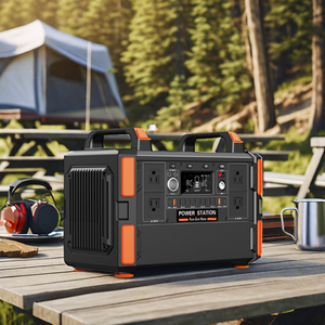 Fast Charge EU 230V Home UPS 3000W <b>Solar</b> <b>Generator</b> Portable Power Station Battery MPPT Flashlight for Camping Emergency OEM - Product Image 3