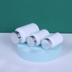 Flacon à pilules en plastique HDPE blanc 100 ml 150 ml 200 ml 250 ml 300 ml avec couvercle à vis - Product Image 5