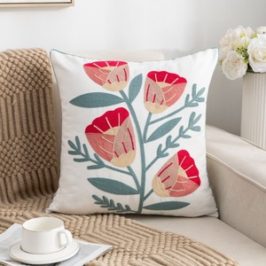 Rural Style Decorative Home Sofa Pillow <strong>Cover</strong> Flower Pattern <strong>Cushion</strong> <strong>Covers</strong> <strong>Without</strong> Core for Summer Anne's Home - Product Image 6