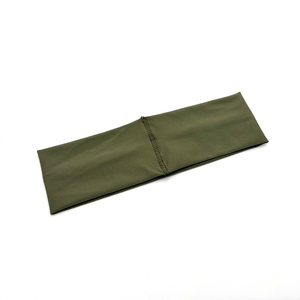 Meistverkauftes Doppelseitiges Elastisches Schweißabsorbierendes Breites Nylon Einfarbiges Unisex Haarband Yoga Sport Stirnbänder - Product Image 4