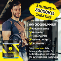 Créatine Monohydrate Pré-Entraînement : Complément Nutritionnel Sportif en Gros, Formule Efficace, Vente Chaude, Gummies à la Créatine