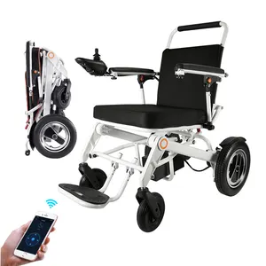 Cheap Handcycle Motor Second Hand Wheel Chair Folding Handicapped Electric Lightweight Wheelchair Light Weight Aluminum Alloy