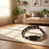 Collier GPS anti-perte pour chien en promotion, étanche IP67 en plastique, technologie NFC, localisateur d'animaux de compagnie précis en temps réel à niveau mondial