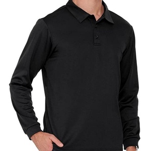 Camiseta Polo Clásica de Manga Larga para Hombre, Color Sólido, 260g, Personalizable con Estampado, Ropa de Trabajo - Product Image 4