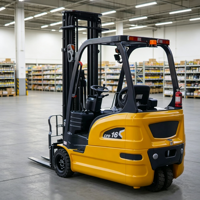 Montacargas Eléctrico con Altura de Elevación de 2-6 m, Capacidad de 1.5 a 6 Toneladas, Certificado CE, Diseño Compacto, Batería de Iones de Litio para Interiores de Fábrica y Almacén