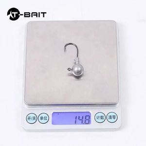 Harga untuk 5 buah telanjang tiga diperkuat Slot darah timbal Jig kepala kait <span class=keywords><strong>3</strong></span>.5 G-20 g sudut kanan kait tajam lembut umpan kait Subhook Jalan - Product Image 4