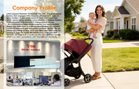Poussette de voyage haut de gamme européenne populaire pour bébé, avec châssis en aluminium, repose-pieds réglable, pliable, poussette de luxe 3 en 1