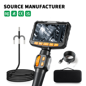 Endoscopio de Inspección Industrial IP67 Resistente al Agua, Lente de 2.9cm, Cámara 1080HD con 6 LED y Monitor para Inspección de Tuberías y Drenajes - Product Image 1