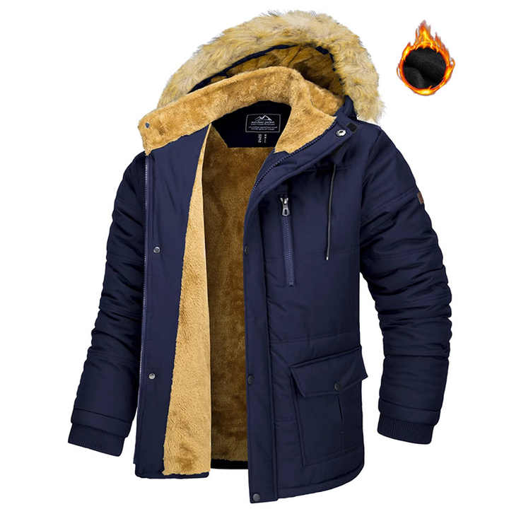 Wholesale Custom Logo Windbreaker Winter Jacket Men