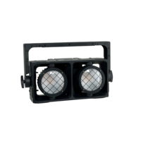Projecteur LED COB étanche IP66 à 2 yeux 400W 2200W Blanc Froid DMX512 Lumière Matricielle LED Haute CRI 90 pour Scène Extérieure Concert Mariage