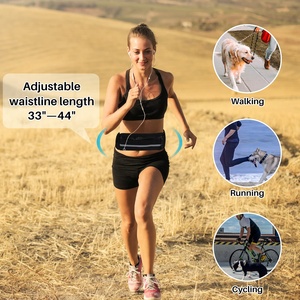 Laisse de <span class=keywords><strong>chien</strong></span> mains libres <span class=keywords><strong>avec</strong></span> <span class=keywords><strong>ceinture</strong></span> réglable réfléchissant absorbant les chocs élastique laisse de taille de course - Product Image 5