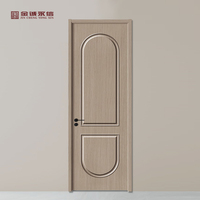 Porte intérieure en bois massif insonorisée, design moderne, sans peinture, pour hôtel, vente en gros directe usine, marques haut de gamme