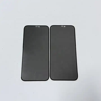 Protection d'écran en verre trempé anti-espion, design anti-regard indiscret, dureté 9H, ultra-fin 0,33 mm, compatible avec tous les modèles 12 Pro Pro Pro Max