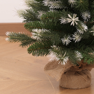 New Arrival Two-Tone PE <b>Tabletop</b> Christmas <b>Tree</b>, Xmas Decoration for Living Room & Bedroom - Product Image 3