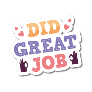 छात्रों के लिए प्रेरक स्टिकर शीट मुद्रण योग्य रंग उद्धरण - Product Image 4