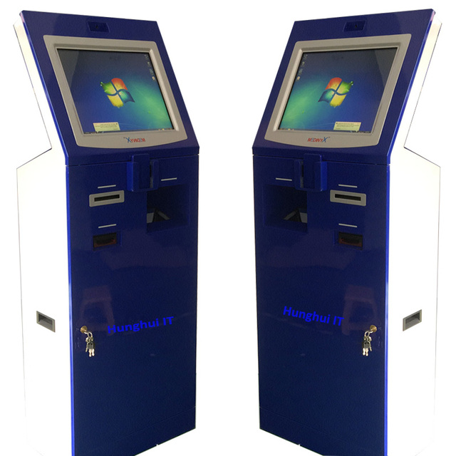 Cheaper Price Touchscreen Restaurant Self Ordering Kiosk with Cash Acceptor Receipt Printer Barcode Scanner SDK Enabled