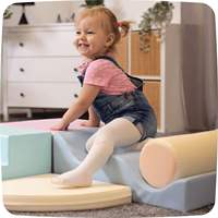 6 pièces doux bébé blocs d'escalade ensemble de jeu en mousse activité intérieure grimpeur pour enfants pour appartements