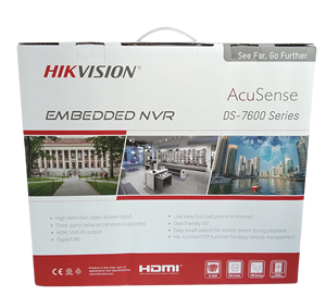 Enregistreur vidéo réseau Hik Original <span class=keywords><strong>DS</strong></span>-<span class=keywords><strong>7608NXI</strong></span>-<span class=keywords><strong>I2</strong></span>/8P/S(E) 8CH 16PoE 2SATA 4K AcuSense NVR 12MP avec reconnaissance faciale et détection humaine - Product Image 4