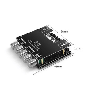 ZK-MT21 5.0-Kanal 2.1 Subwoofer-Verstärkerplatine 50W X 2+100W Leistung Audio-Stereo-Bass-Verstärker AUX CS8673E BLE Elektronische Komponenten - Product Image 3