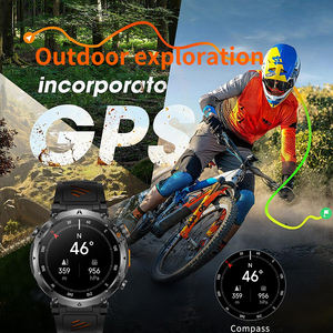 Reloj Deportivo HKSF HT42 con GPS, Posicionamiento GPS, Linterna LED, Modo SOS, Llamadas Inalámbricas, Múltiples Modos Deportivos, Batería Grande de 850 mAh - Product Image 1