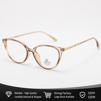 Lunettes de lecture œil de chat pour femme, monture papillon avec détails métalliques, anti-lumière bleue, protection UV400, légères, 6 couleurs, OEM