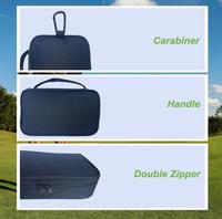 Organisateur de sac d'accessoires de golf pour hommes pour objets de valeur et balles de golf pour la pratique du golf et l'utilisation des cours