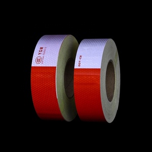 Nhà máy an toàn màu đỏ và trắng dính kỹ sư lớp DOT-C2 xe băng phản chiếu - Product Image 2