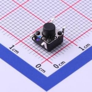 TS-1095E-A5B3-D2 Tactile Switch SMD Switch Single Pole Single Throw Round Button 2.5N Vertical Mount - Product Image 1