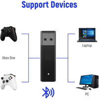 Nuevo Receptor USB Inalámbrico para Control de Xbox One, Adaptador para PC con Windows y Laptops, con Bolsa para Gamepad