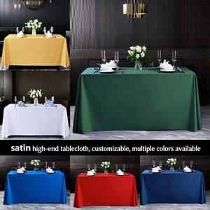 Dailu - Mantel Rectangular de Satén de Poliéster Reutilizable de Alta Calidad Personalizado al por Mayor para Banquetes, Eventos y Decoración - Product Image 2