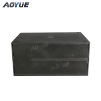 Subwoofer actif/passif double 18 pouces Sub A9006 à haut rendement sonore, haut-parleur de basses en néodyme et carbone
