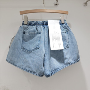 3D Large Flowers New A-line <b>Skirts</b> Women's High-waisted Denim <b>Skirt</b> With Lined Safety Shorts Fashion - Product Image 4