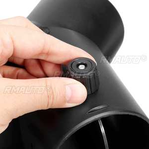 1/2pcs 75mm Valve Flap Adjustable Air Vent Ducting <b>Splitter</b> Exhaust Pipe Joiner Connector for Diesel Parking Heater - Product Image 5